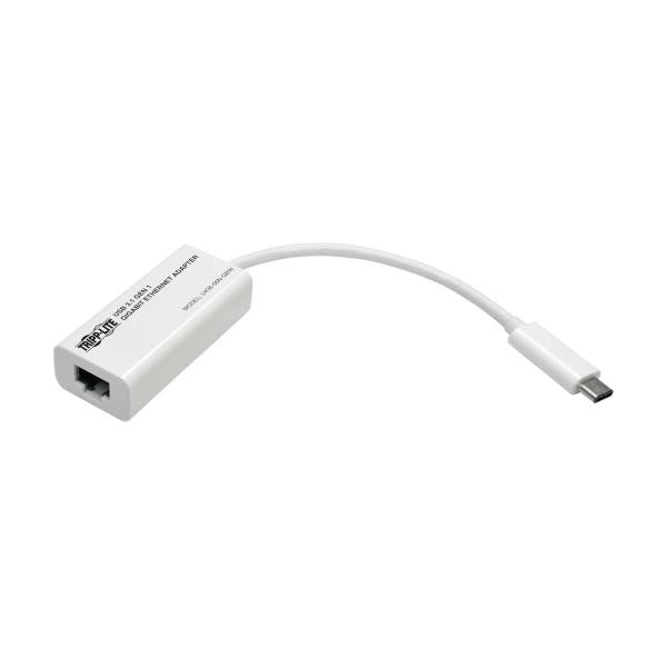 Tripp Lite U436-06N-GBW scheda di interfaccia e adattatore (Eaton Tripp Lite Series USB-C to Gigabit Ethernet NIC Network Adapter 10/100/1000 Mbps White - Adattatore di rete - USB-C 3.1 - Gigabit Ethernet - bianco)Eaton0037332189240U436-06N-GBW