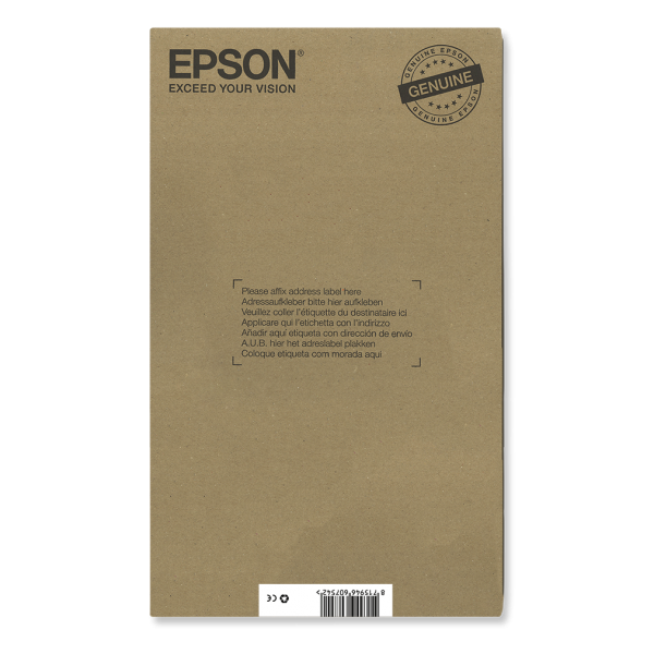 Epson Multipack 6 colori T24 Claria Photo HD in confezione Easy Mail Packaging (EPSON 24 6-COLOUR INK EASYMAIL, ELEPHANT)EpsonC13T24284510