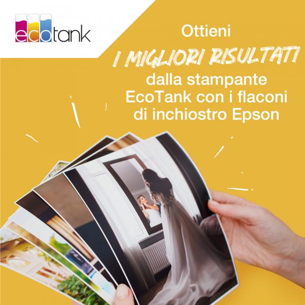 Epson Flacone di inchiostro a pigmenti Nero 774 EcoTank (EPSON T7741 PIGMENT BLACK INK BOTTLE 1x140ml)EpsonC13T774140