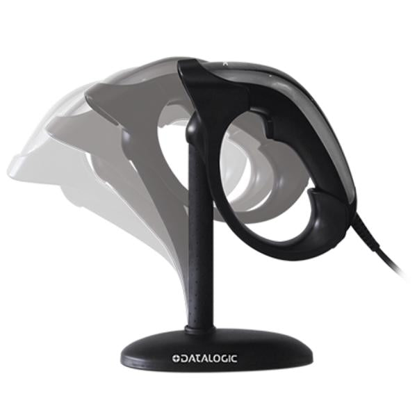 Datalogic Heron HD3430 Lettore di codici a barre portatile 2D Laser Nero (HERON HD3430 2D SCNR USB KIT - STAND BLK IN)DatalogicHD3430-BKK1B