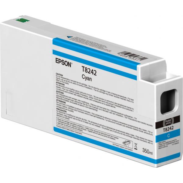 Epson Singlepack Cyan T824200 UltraChrome HDX/HD 350ml (Singlepack Ink Cartridge Cyan T824200 UltraChrome HDX/HD 350ml)EpsonC13T824200
