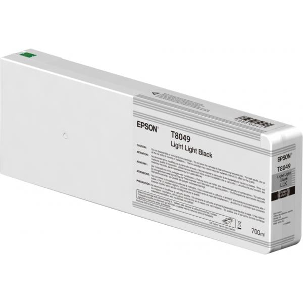 Epson Singlepack Light Light Black T804900 UltraChrome HDX/HD 700ml (INK CART LIGHT LIGHT BLACK 700ML)EpsonC13T804900