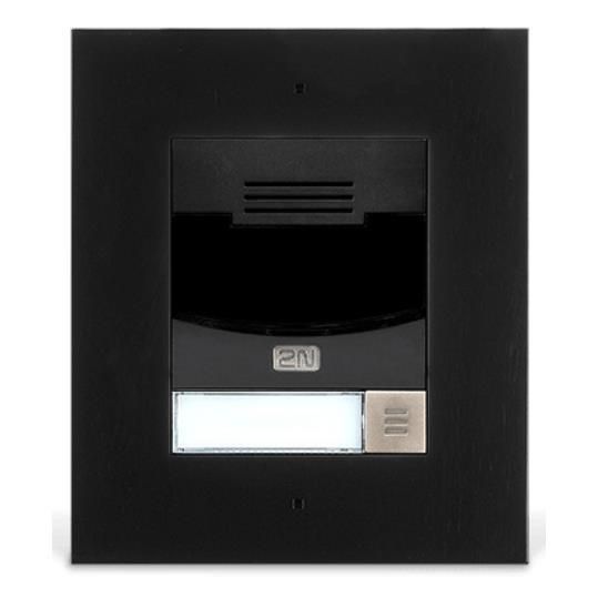 2N Telecommunications 9155301CBS sistema per video-citofono Nero (IP Solo with camera, surface - mount, black - Warranty: 36M)2n85951595055659155301CBS