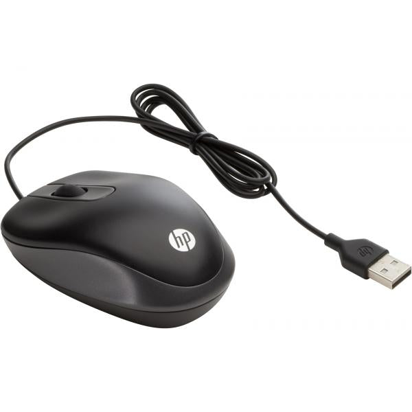 HP USB Travel mouse Viaggio Ambidestro USB tipo A Ottico 1000 DPI (USB Travel mouse Ambidextrous - USB Type-A Optical 1000 DPI - Warranty: 12M)HpG1K28ET#ABB