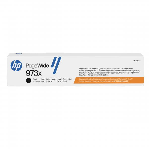 HP Cartuccia nero ad alta capacità originale 973X PageWide (Tinte HP 973x / L0S07AE Schwarz)HpL0S07AE