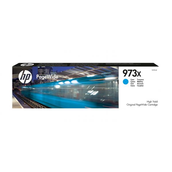 HP Cartuccia ciano ad alta capacità originale 973X PageWide (Tinte HP 973x / F6T81AE Cyan)HpF6T81AE