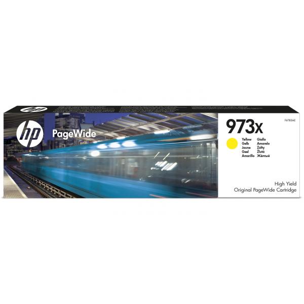 HP Cartuccia giallo ad alta capacità originale 973X PageWide (OEM HP 973X High Yield Yellow 7000 Pages Original Ink F6T83AE)HpF6T83AE