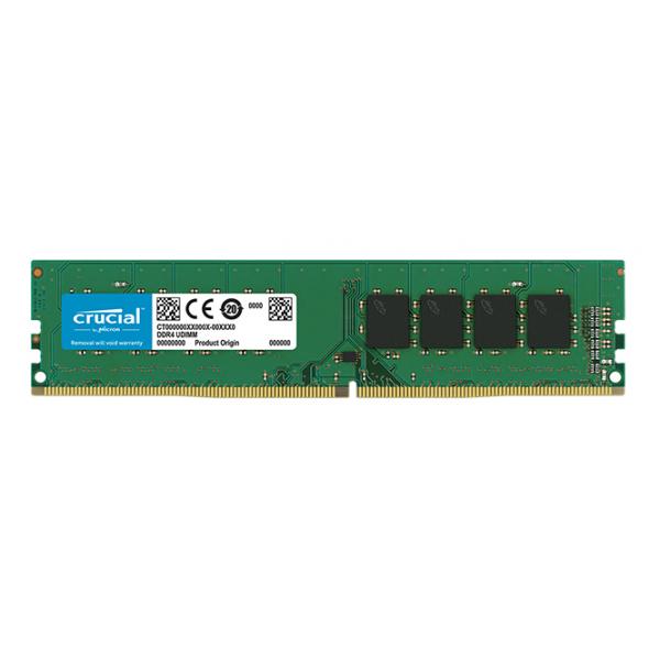 Crucial CT8G4DFS824A memoria 8 GB 1 x 8 GB DDR4 288-pin DIMM (8GB DDR4 2400 MT/S - MHz non-ECC DIMM CL17 - Warranty: 12M)CrucialCT8G4DFS824A