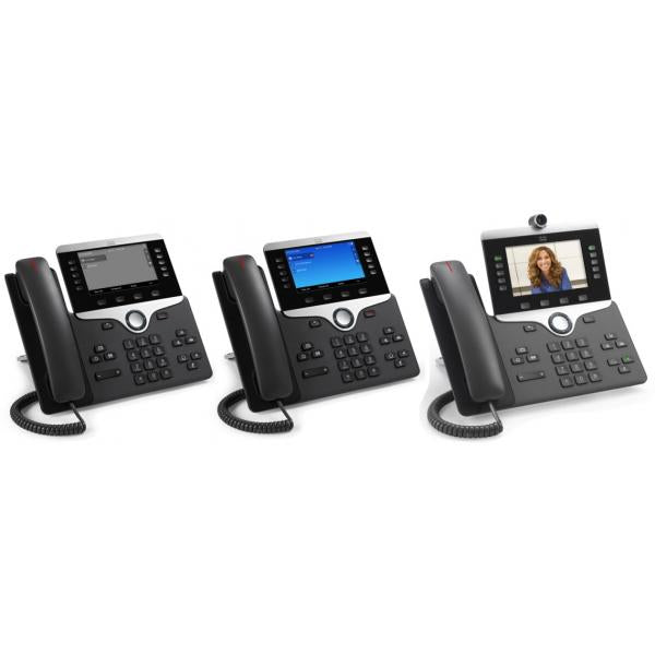 Cisco 8851 telefono IP Nero (Cisco IP Phone 8851 with Multiplatform Phone firmware) - Versione UKCiscoCP-8851-3PCC-K9=