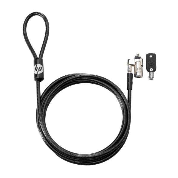 HP Lucchetto cavo con chiave da 10 mm (Keyed Cable Lock 10mm - **New Retail** 1,83 m - Warranty: 12M)HpT1A62AA