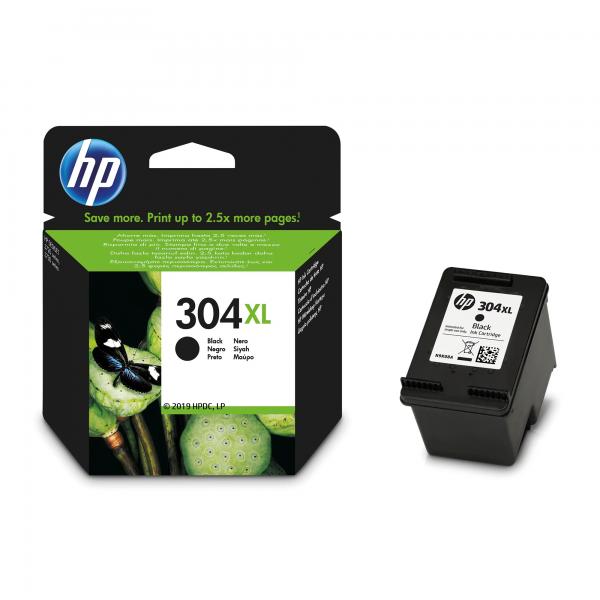 HP Cartuccia inchiostro originale nero 304XL (OEM HP 304XL High Capacity Black Ink Cartridge N9K08AE)HpN9K08AE