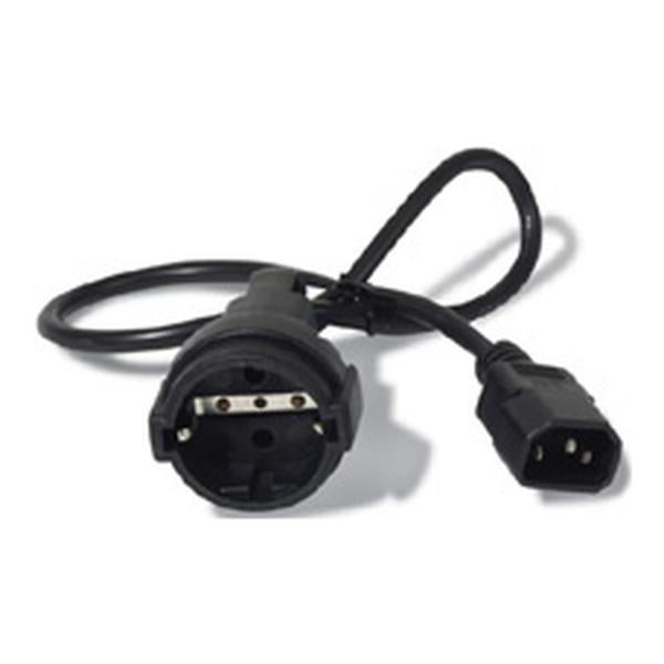 APC AP9880 cavo di alimentazione Nero 0,6 m IEC C14 CEE7/7 (Power Cord AP9880 - **New Retail** - Warranty: 12M)ApcAP9880