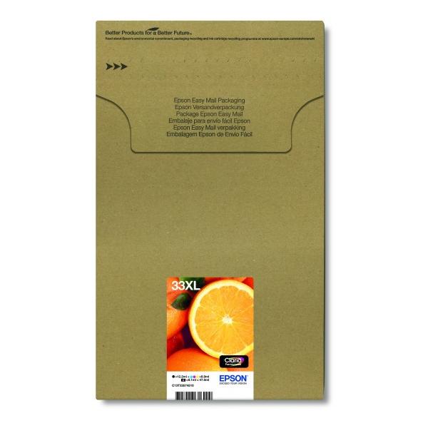 Epson Oranges Multipack 5-colours 33XL Claria Premium Ink EasyMail (Epson 33XL Multipack - 5 pakker - XL -)EpsonC13T33574510