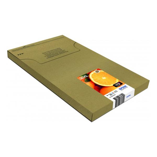 Epson Oranges Multipack 5-colours 33XL Claria Premium Ink EasyMail (Epson 33XL Multipack - 5 pakker - XL -)EpsonC13T33574510