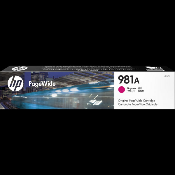 HP Cartuccia ciano originale 981A PageWide (OEM HP 981A 6000 Pages Cyan Ink Cartridge J3M68A)HpJ3M68A
