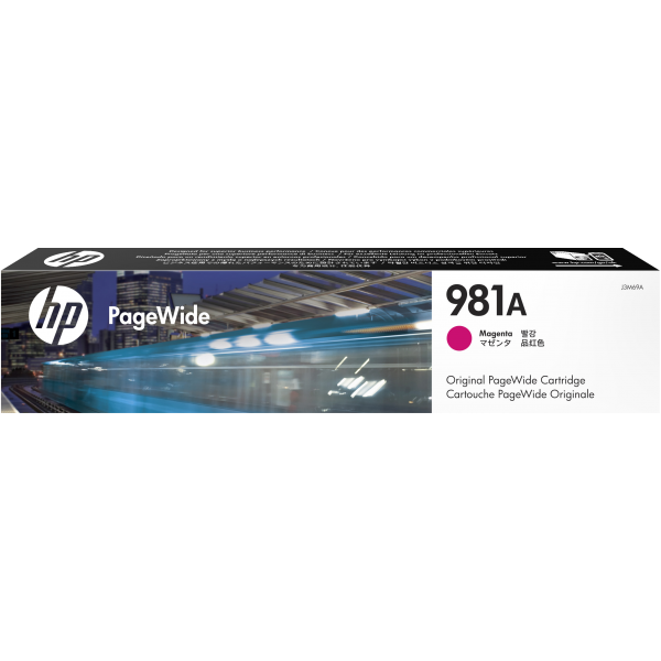 HP Cartuccia ciano originale 981A PageWide (OEM HP 981A 6000 Pages Cyan Ink Cartridge J3M68A)HpJ3M68A