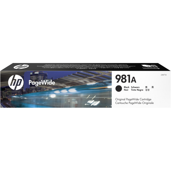 HP Cartuccia nero originale 981A PageWide (OEM HP 981A 6000 Pages Black Ink Cartridge J3M71A)HpJ3M71A