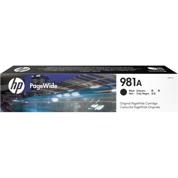 HP Cartuccia nero originale 981A PageWide (HP 981A - 106 ml - nero - originale - PageWide - cartuccia d'inchiostro - per PageWide Enterprise Color MFP 586, PageWide Managed Color E55650)HpJ3M71A