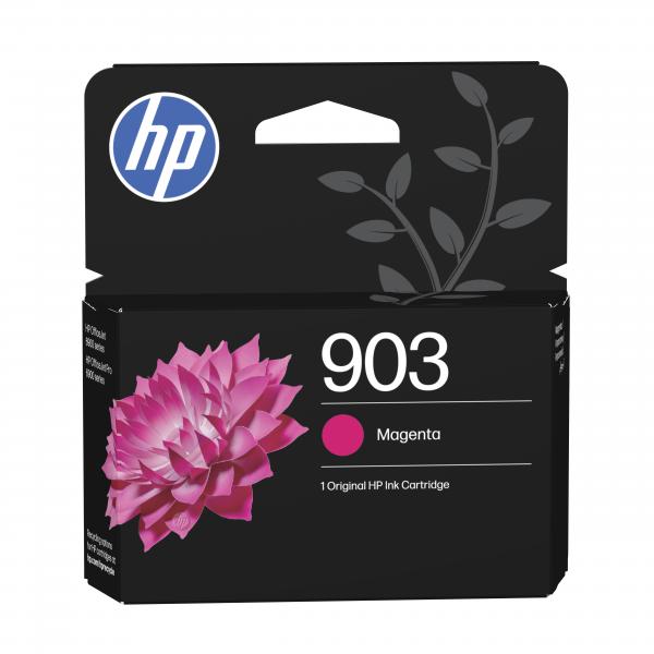 HP Cartuccia di inchiostro magenta originale 903 (OEM HP 903 Magenta 315 Pages Original Ink Cartridge T6L91AE)HpT6L91AE