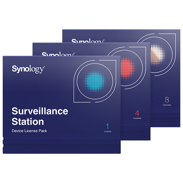 Synology 4 cam Lic Pack 4 licenza/e (Synology Surveillance Device License Pack - Licence - 4 cameras)SynologyDEVICELICENSE(X4)