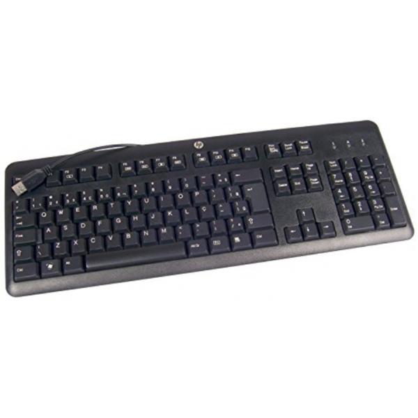 HP 672647-033 tastiera Ufficio USB QWERTY Inglese UK Nero (Usb Kb Me Uk 672647-033, - Standard, Wired, 672647-033, - Standard, Wired, USB, Membrane, QWERTY, Black - Warranty: 6M)Hp5711783252504672647-033
