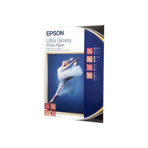 Epson Ultra Glossy Photo Paper - A4 - 15 Fogli (ULTRA GLOSSY PHOTO PAPER A4 15-SHTS)EpsonC13S041927