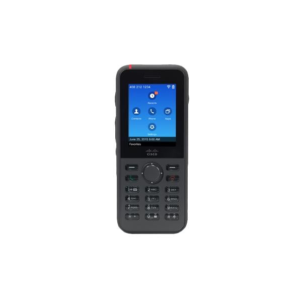 Cisco 8821 telefono IP Nero Wi-Fi (UNIFIED WIRELESS IP PHONE 8821 - WORLD MODE BUNDLE) - Versione TedescaCiscoCP-8821-K9-BUN