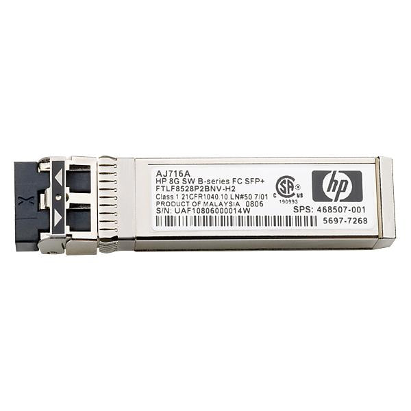 HPE toreVirtual 3000 8Gb 2-pack Short Wave Fibre Channel SFP+ modulo del ricetrasmettitore di rete Fibra ottica 8000 Mbit/s SFP+ 850 nm (HPE StoreVirtual 3000)HpeN9X01A