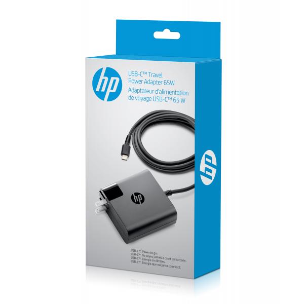 HP USB-C Travel Power Adapter 65W (HP TRAVEL AC ADAPTER 65W)HpX7W50AA#ABB