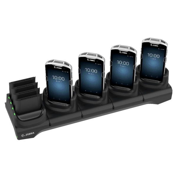 Zebra CRD-TC51-5SETH-01 Caricabatterie per dispositivi mobili PDA Nero dC Interno (TC51/56 5-SLOT ETHERNET CRADLE - CHARGES FIVE DEVICES)ZebraCRD-TC51-5SETH-01