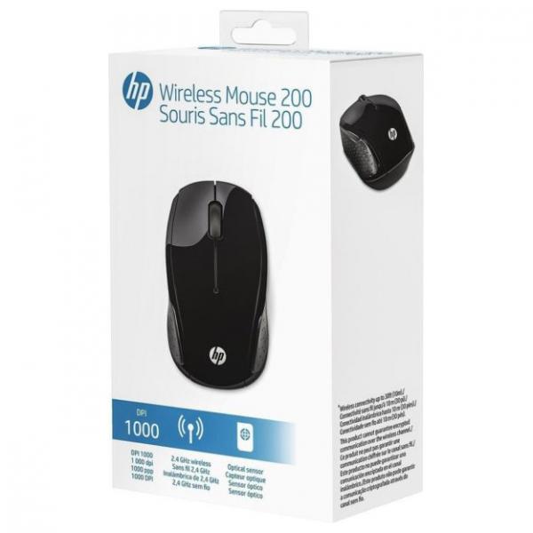 HP Mouse wireless 200 (HP 200 - mus - 2.4 GHz)HpX6W31AA#ABB
