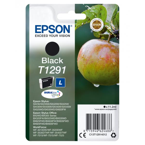 Epson Apple Cartuccia Nero (Epson T1291 - L st?rrelse - sort - ori)EpsonC13T12914022
