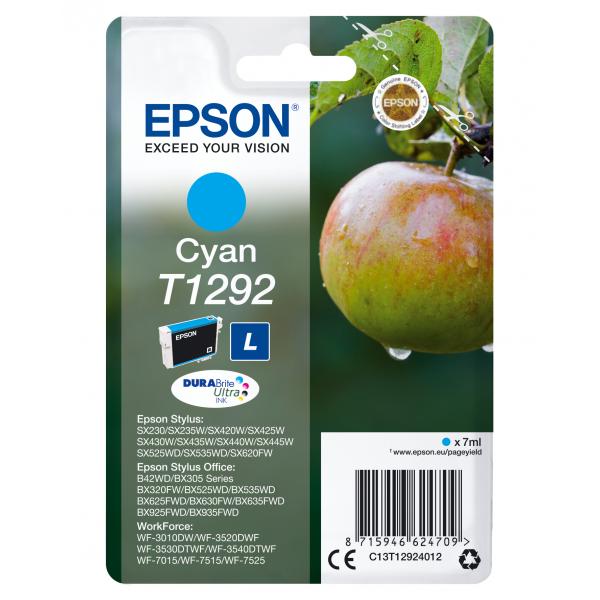 Epson Cartuccia Ciano (Epson T1292 - L st?rrelse - cyan - ori)EpsonC13T12924012