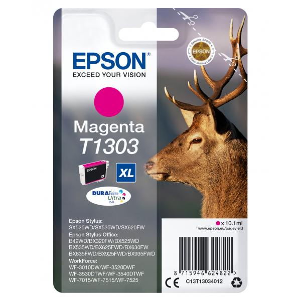 Epson Stag Cartuccia Magenta (EPSON T1303 MAGENTA XL INK T130 MAGENTA XL)EpsonC13T13034012