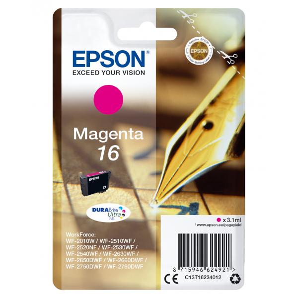 Epson Cartuccia Nero (EPSON T1623 16 MAGENTA INK Pen & Crossword)EpsonC13T16234012