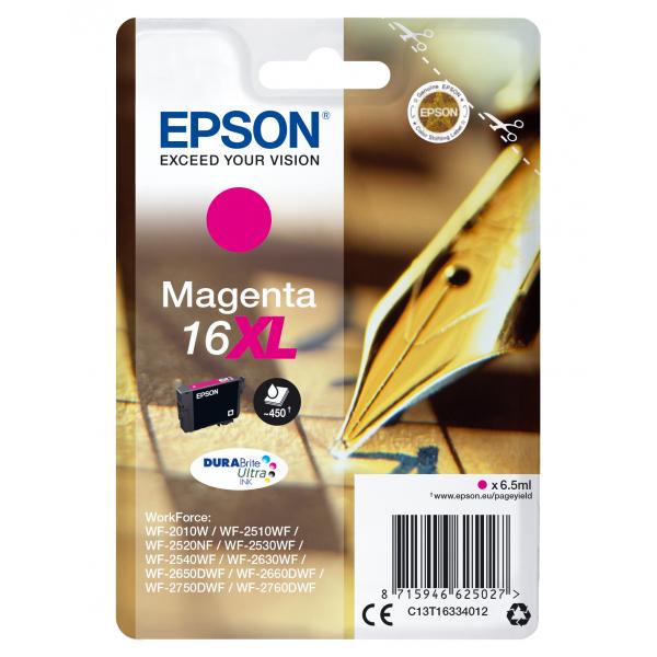Epson Pen and crossword Cartuccia Penna e cruciverba Magenta Inchiostri DURABrite Ultra 16XL (EPSON T1633 16XL MAGENTA INK Pen & Crossword)EpsonC13T16334012