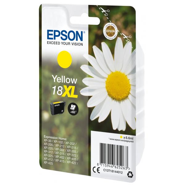 Epson Stag Inchiostro magenta singolo DURABrite Ultra Cervo T1303 (EPSON T1814 18XL YELLOW INK Claria Home DAISY 470PAGES)EpsonC13T18144012