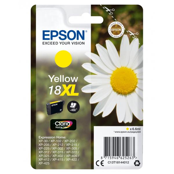 Epson Stag Cartuccia Magenta (EPSON T1814 18XL YELLOW INK Claria Home DAISY 470PAGES)EpsonC13T18144012
