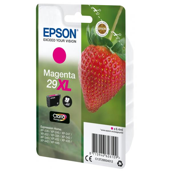 Epson Strawberry Singlepack Magenta 29XL Claria Home Ink (Epson 29XL - XL - magenta - original -)Epson8715946626116C13T29934022