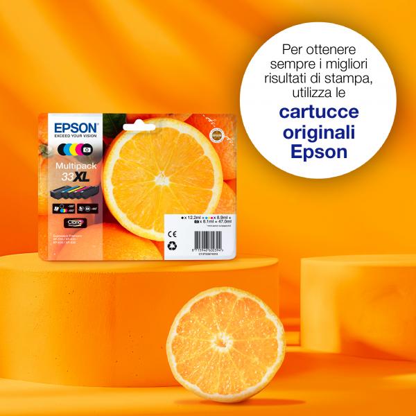 Epson Alarm clock Cartuccia Sveglia Magenta Inchiostri DURABrite Ultra 27 (EPSON 33 MAGENTA INK ORANGES 1x 4.5ml STANDARD)EpsonC13T33434012