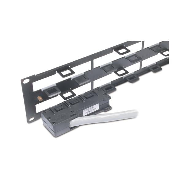 APC AR8452 porta accessori (APC Data Distribution 2U Panel - Alloggiamento pannello di cablaggio - 2U - per P/N: SMTL1000RMI2UC, SMX1000C, SMX1500RM2UC, SMX1500RM2UCNC, SMX750C, SMX750CNC)ApcAR8452