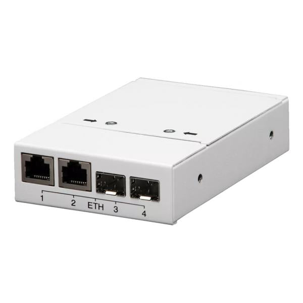 Axis 5901-261 convertitore multimediale di rete Interno 100 Mbit/s Bianco (AXIS T8606 MEDIA CONV SWITCH - 24VDC)Axis73310210589585901-261