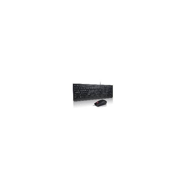 Lenovo 4X30L79921 tastiera Mouse incluso Universale USB QWERTY Inglese UK Nero (Lenovo keyboard and mouse combo - GB. KEYBOARD: Great Britain/UK. WARRANTY: 1YM)Lenovo4X30L79921