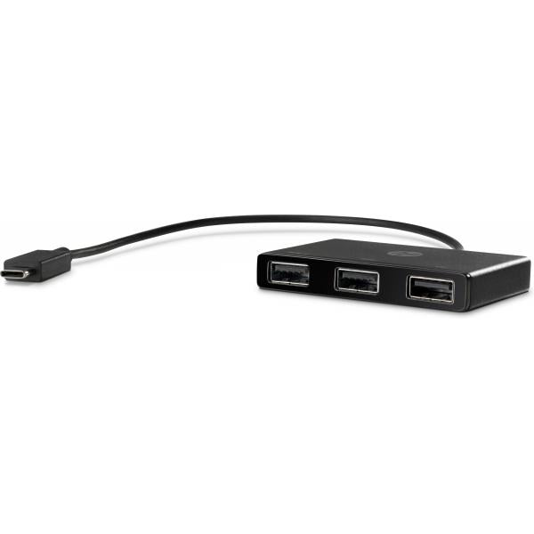 HP Hub da USB-C a USB-A (HP USB-C to USB-A - hub - 3 porte)HpZ6A00AA