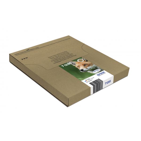 Epson Fox Multipack 4 colori EasyMail DURABrite Volpe T128 (EPSON T1285 MULTIPACK BK C M Y EASYMAIL)Epson8715946638829C13T12854511