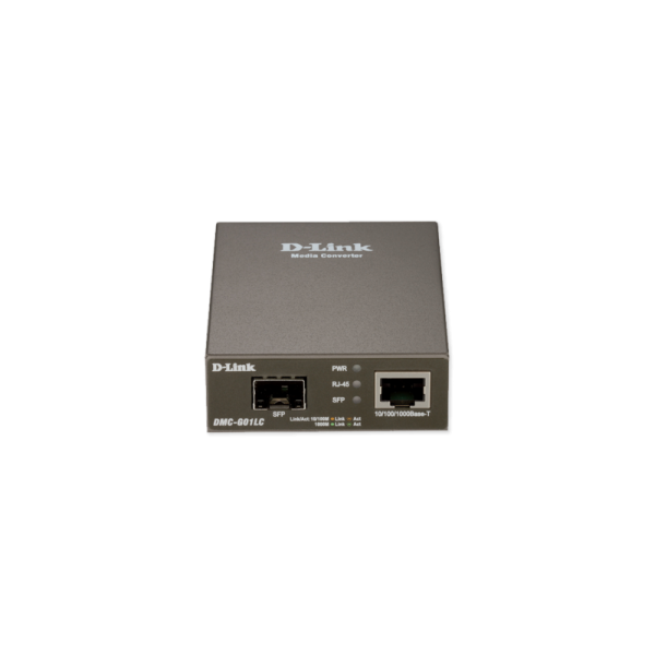 D-Link DMC-G01LC/E convertitore multimediale di rete 1000 Mbit/s Grigio (10/100/1000Mbps to SFP Standal - Media Converter - Warranty: 24M)D-linkDMC-G01LC/E