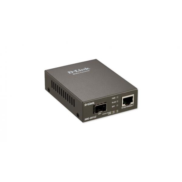 D-Link DMC-G01LC/E convertitore multimediale di rete 1000 Mbit/s Grigio (10/100/1000Mbps to SFP Standal - Media Converter - Warranty: 24M)D-linkDMC-G01LC/E