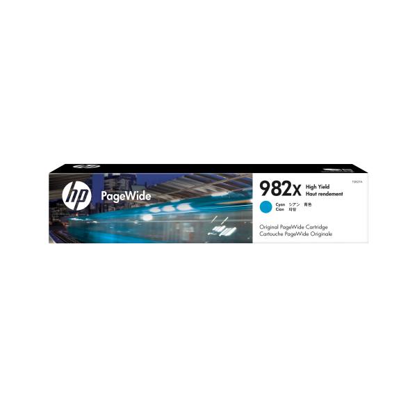 HP Cartuccia ciano originale ad alta capacità PageWide 982X (HP 982X HIGH YIELD CYAN PAGEWIDE CARTRIDGE)HpT0B27A