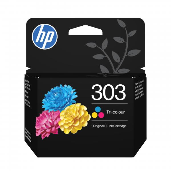HP Cartuccia di inchiostro in tricromia originale 303 (Tinte HP 303 / T6N01AE TriColour)HpT6N01AE