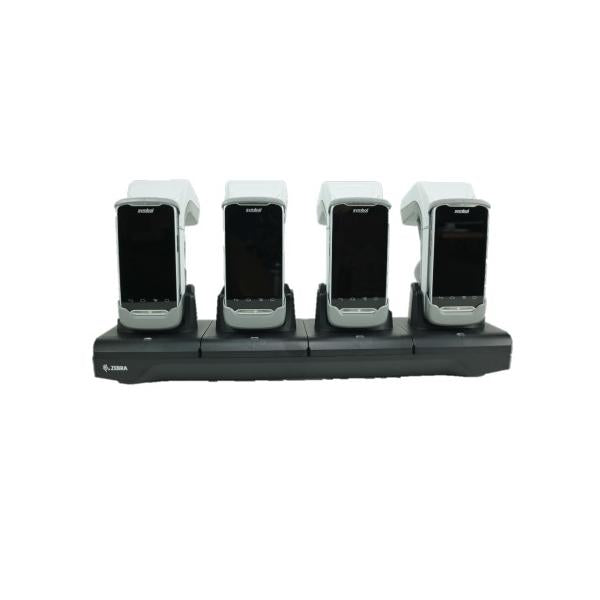 Zebra CRD4S-RFD8500-1R organizzatore per stazioni di carica Libera installazione Nero (CRADLE RFD8500 4-SLOT CHARGING - .)ZebraCRD4S-RFD8500-1R